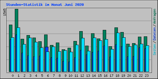 Stunden-Statistik im Monat Juni 2020